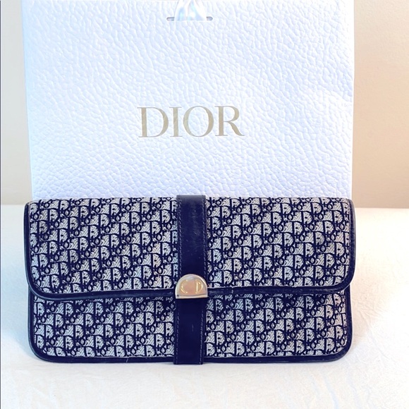 DIOR Oblique Vintage Clutch - Picture 1 of 8